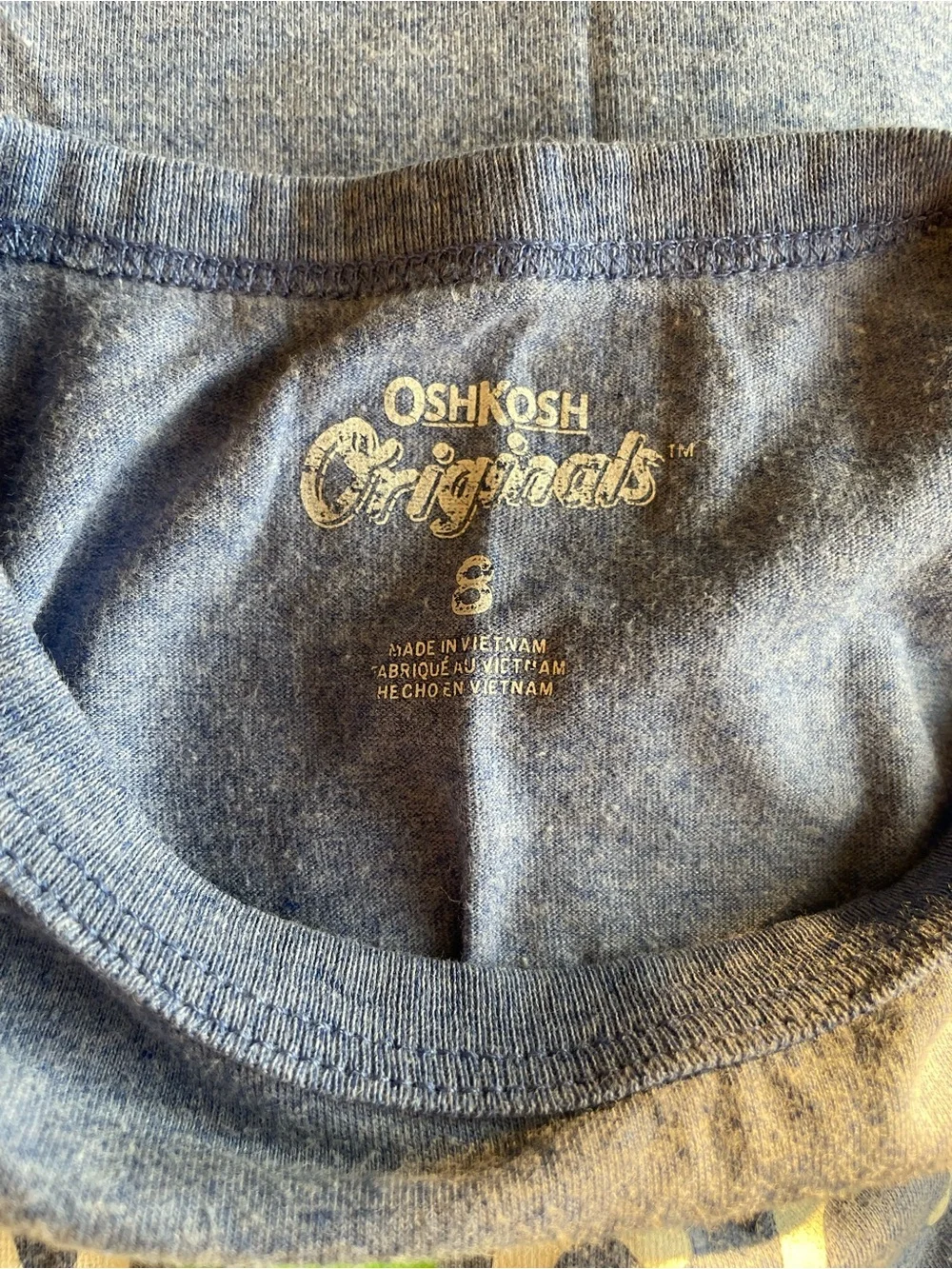 OshKosh B'gosh Blue 'Awesome Dude' Graphic Tee boys size 8